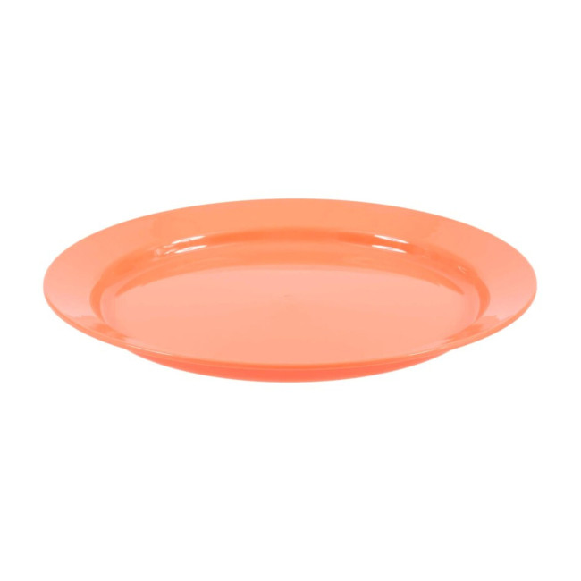 Assiette plate 25 cm en polypropylène Corail - Highlander