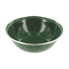 Emaille kom - Groen - Highlander