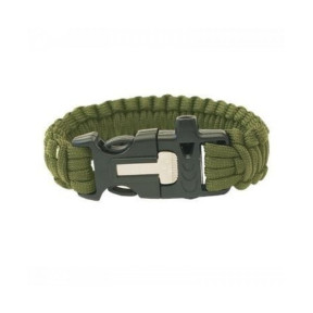 Bracelet Silex paracorde - Vert Olive - Highlander