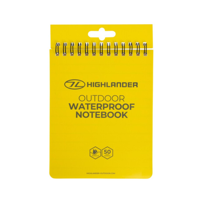 Carnet étanche 15cm12cm - Highlander