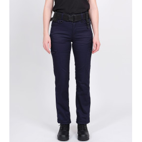 Pantaloni d'intervento opachi con elastan da donna DELTA - Blu Navy - Force Series