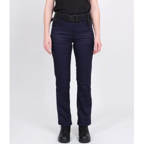 Pantaloni d'intervento opachi con elastan da donna DELTA - Blu Navy - Force Series