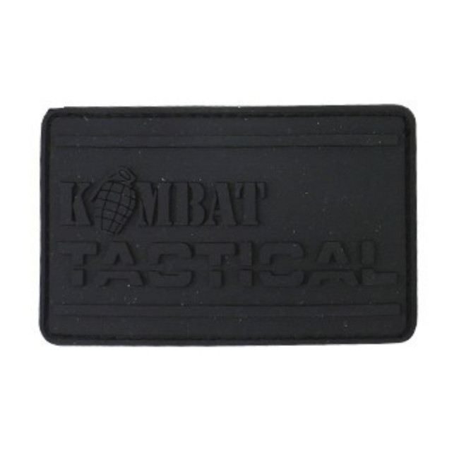 Patch PVC - Zwart - Kombat Tactical