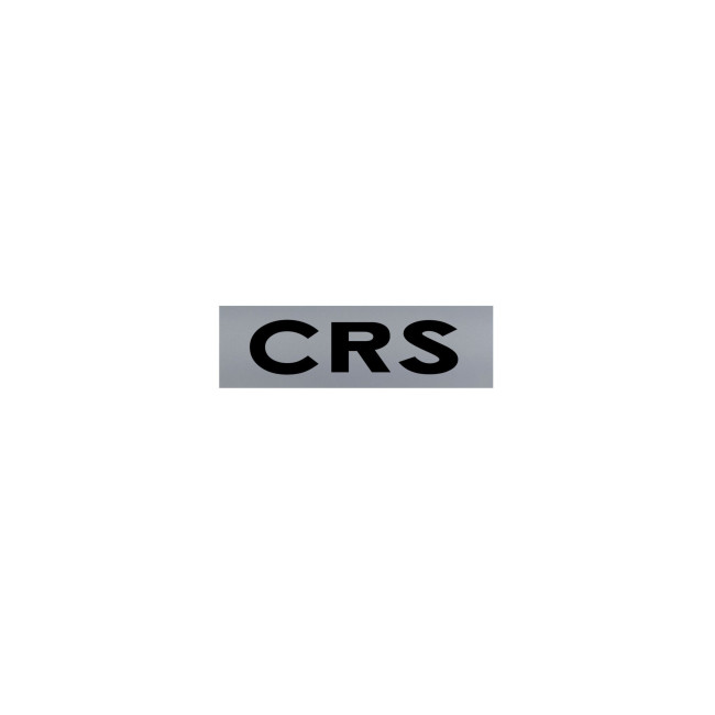 Retroreflektierendes CRS-Identifikationsband grauer Hintergrund 3x10cm - Patrol Equipement