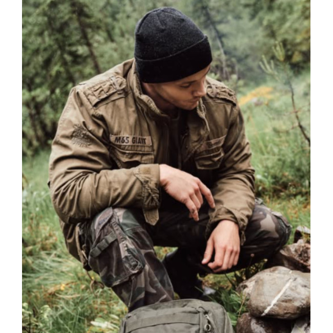 Bonnet à mailles fines Watch Cap noir - Brandit