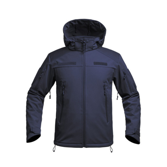 Veste Softshell V2 Fighter marine nationale bleu marine - A10 Equipment