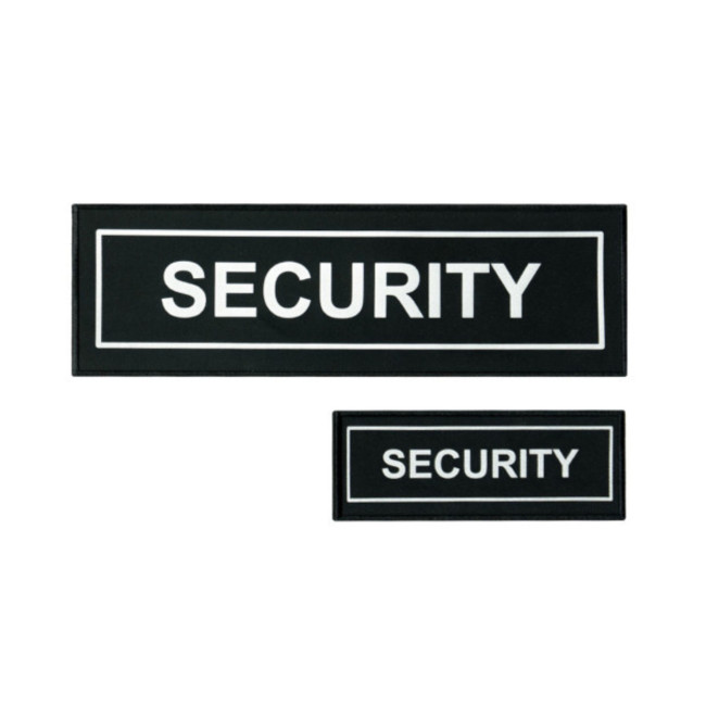 Set Weste + Brustband SÉCU-ONE Security schwarz - A10 Equipment