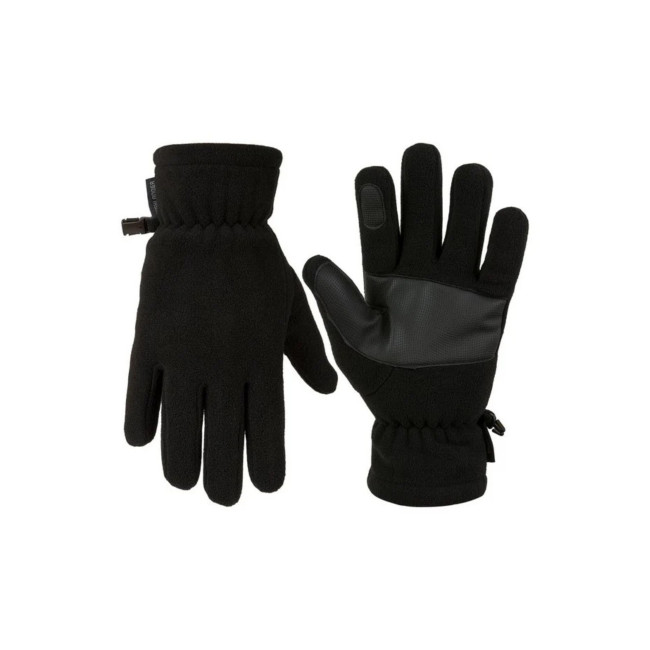 Gants polaires avec renfort à la paume - Noir - Highlander