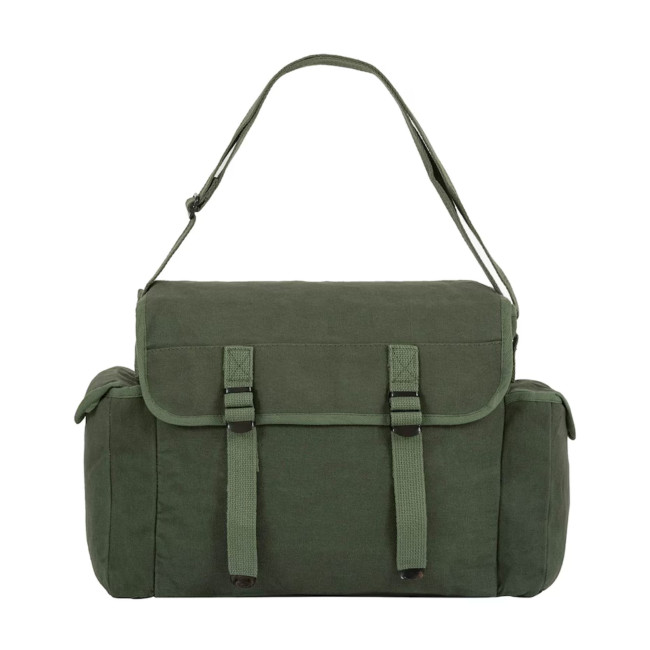 Grande musette en coton - Vert Olive - Highlander