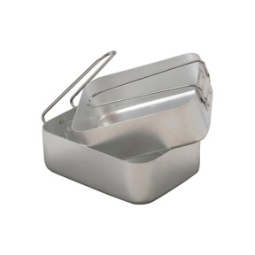Lot de 2 gamelles en aluminium - Highlander