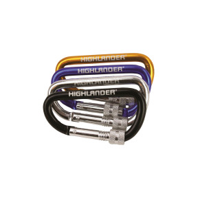 Set van 24 schroefkarabijners - Highlander