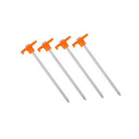 Lot de 4 piquets de tente en acier 18cm - Highlander