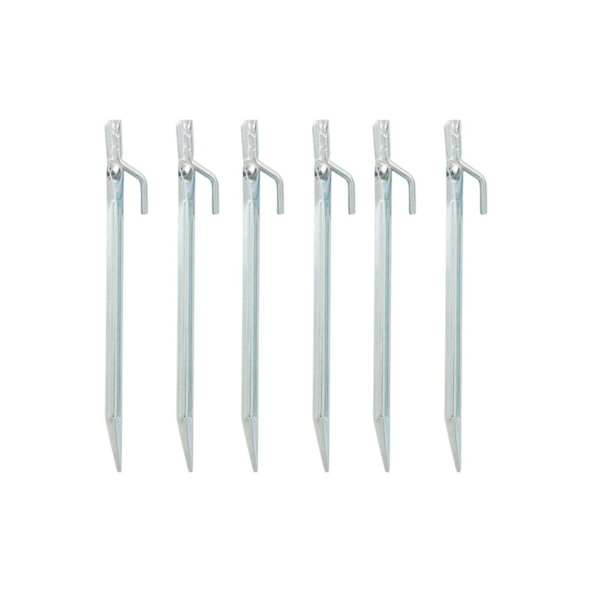 Picchetti Per Tenda In Acciaio Zincato, Set Da 10 Pezzi Leggeri 293409