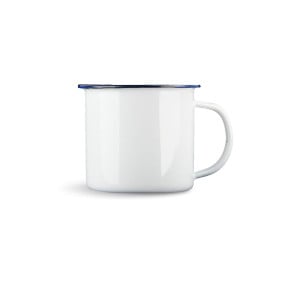 Mug 560mL en émail blanc - Highlander