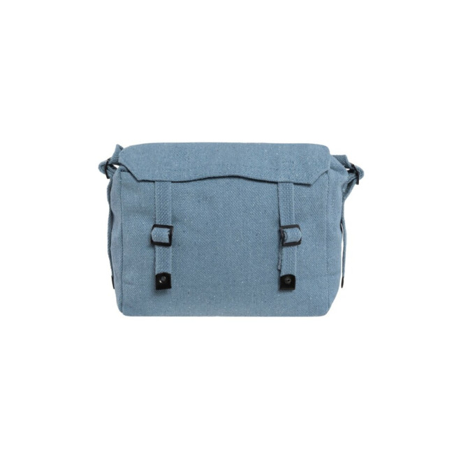 Musette militaire en coton canvas Bleue - Highlander