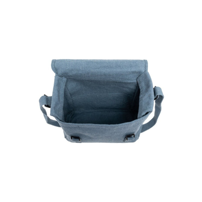 Militaire schoudertas van katoenen canvas Blauw - Highlander