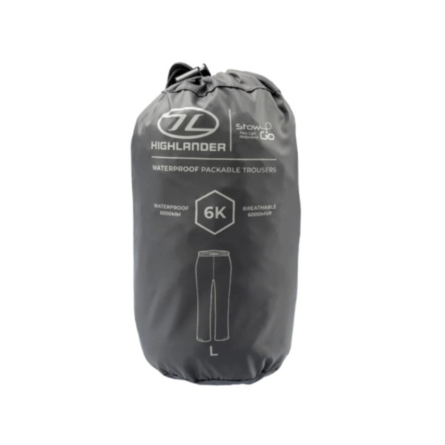 Waterproof broek Stow & Go - Houtskoolgrijs - Highlander