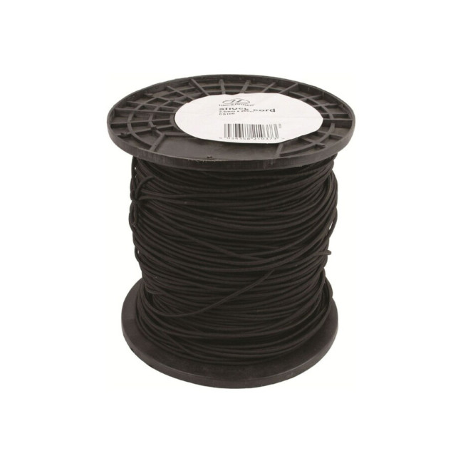 Zwart touwrol 2,5mm200m - Highlander