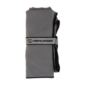 Serviette microfibre 85 x 150 cm Gris Charbon - Highlander