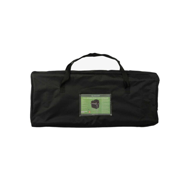 Support de cuisine en acier avec placard - Highlander