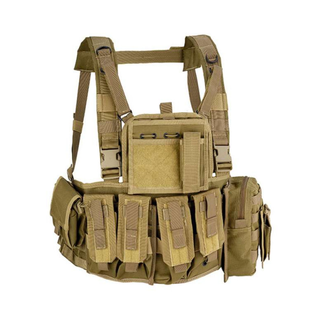 Gilet de combat MOLLE RECON Coyote - Defcon 5