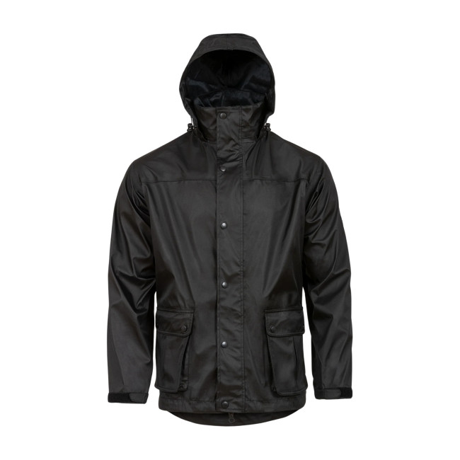 Wasserdichte Jacke Tempest schwarz - Highlander