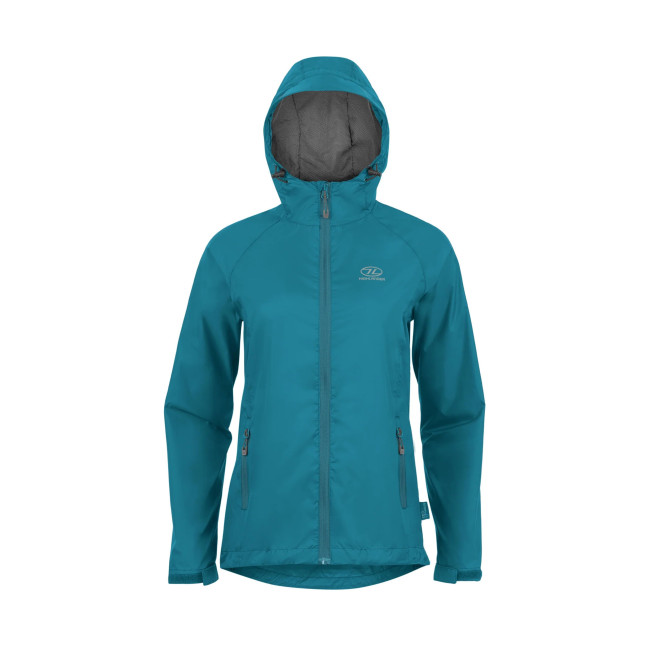 Kurtka Stow & Go Waterproof Damska - Niebieska Petrolejowa - Highlander