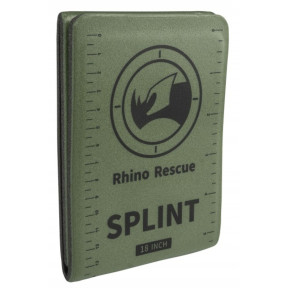 Attelle universelle Splint 18 pouces Olive -Rhino Rescue