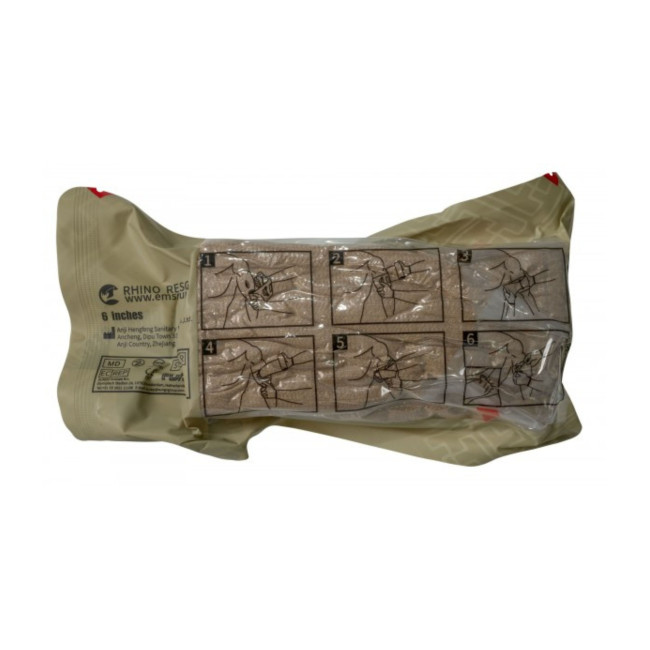 Noodverband 6 inch Zand - Rhino Rescue