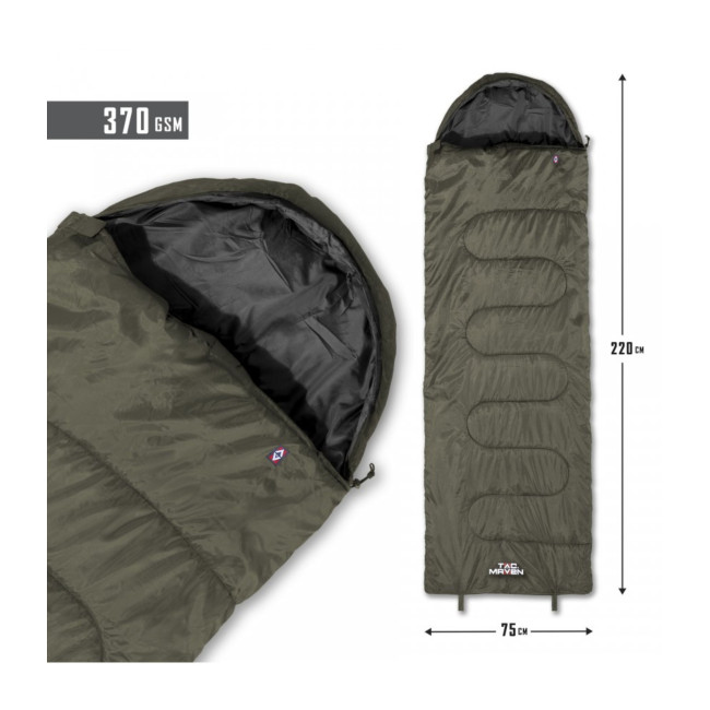 Slaapzak Major 370g TAC MAVEN - RAL7013 - Pentagon