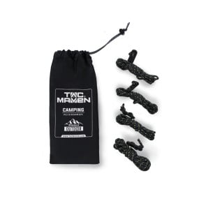 Set di cordoncini di serraggio con tensionatore - Nero - Tac Maven
