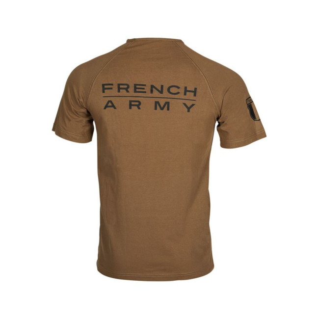 Tee-shirt en coton French Army Coyote - Ares
