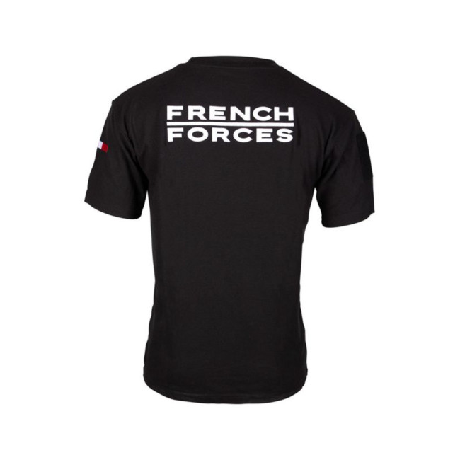 T-shirt French Forces Czarny - Ares