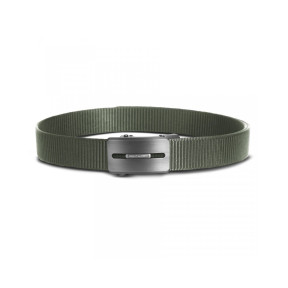 Ceinture Regal 35mm avec bouble argent - Vert Olive - Pentagon
