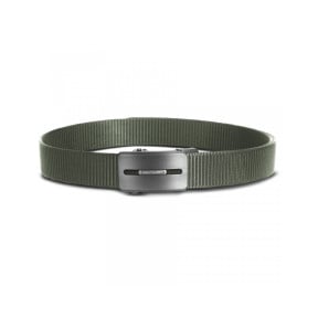 Ceinture Regal 35mm avec bouble argent - Vert Olive - Pentagon