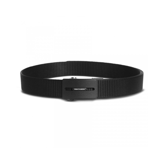 Cintura Regal 35mm con fibbia nera - Nero - Pentagon