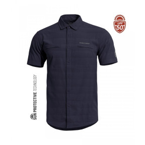 Camicia a maniche corte anti-UV Ripple - Blu Notte - Pentagon