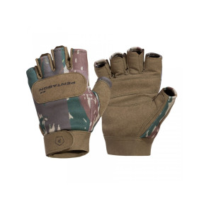 Guantes tacticos sin dedos Duty Mechanic - GR.Camo - Pentagon