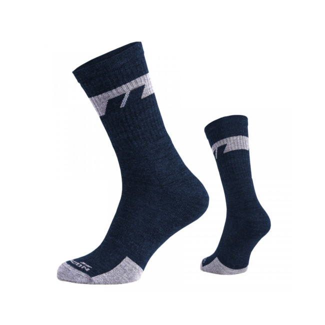 Par de calcetines Alpine Merino Mid - Azul Marino - Pentagon
