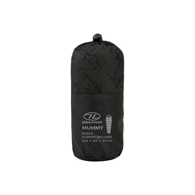 Doublure polaire pour sac de couchage - Noir - Highlander