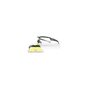 TAC ROLLING THUNDER Brille - REG - Schwarz - Set 3 Scheiben Farblos/Getönt/Gelb - Edge Tactical