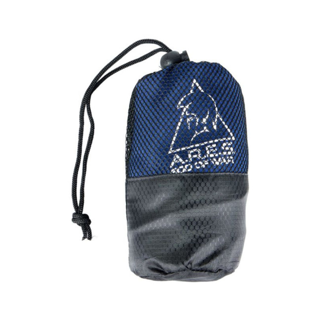 Microfiber handdoek 130x80 cm marineblauw - Ares