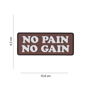 3D PVC Patch No Pain No Gain - 101 Inc