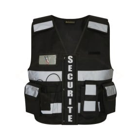 Gilet Tactic Thor Sicurezza Privata - Nero - VVS