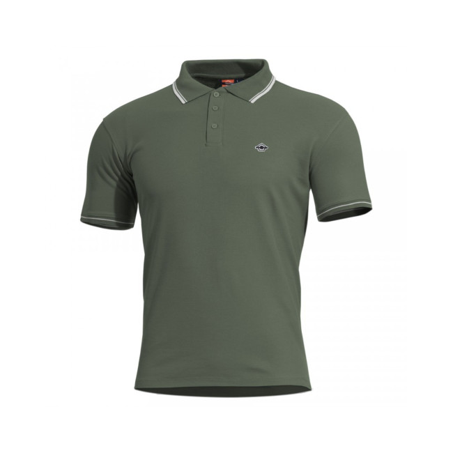 Polo Aniketos met biesjes - Camo Green - Pentagon