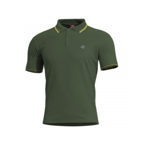 Polo Aniketos met biesjes - Springbok Groen - Pentagon