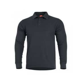 Polo Aniketos met lange mouwen - Marineblauw - Pentagon
