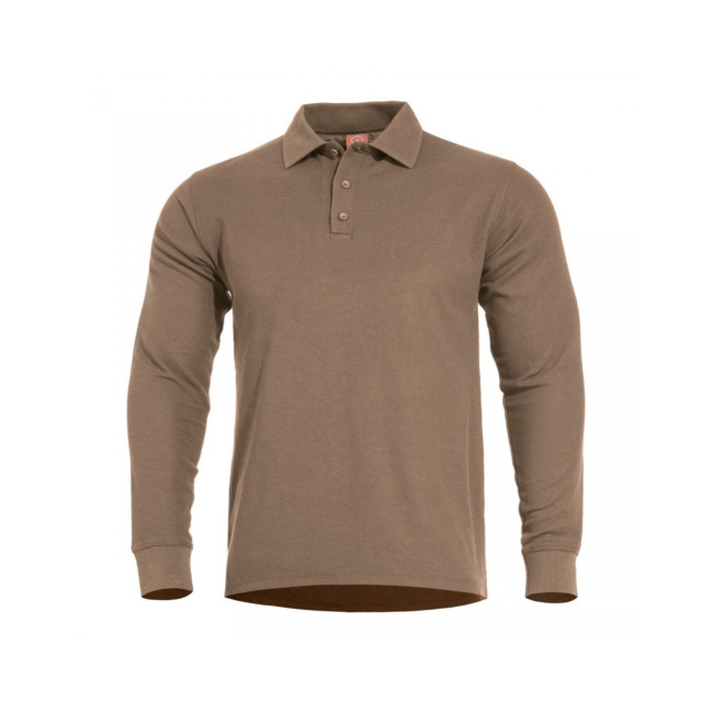 Polo Aniketos avec manches longues - Coyote - Pentagon