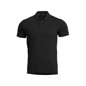Polo piqué - Noir - Pentagon