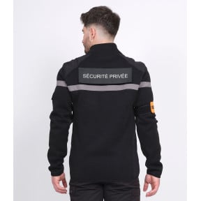 Chaleco micropolar Seguridad Privada NEVADA V2 - Negro - Force Series